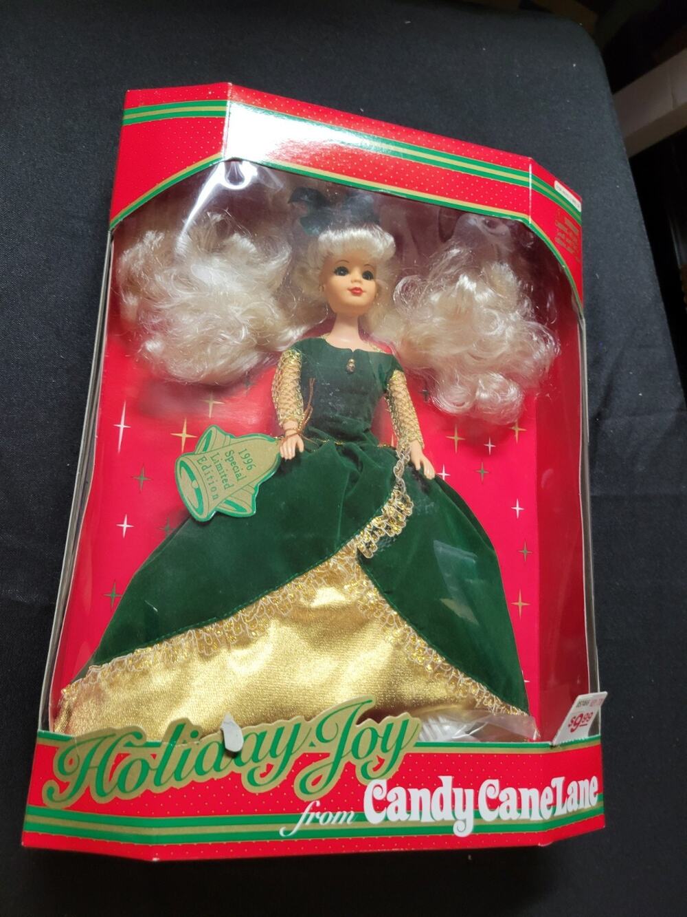 Holiday Joy from Candy Cane Lane 1995 Special Limited Edition Blond Green Dress